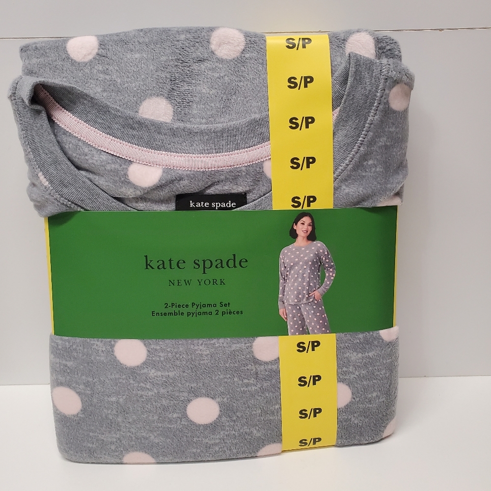 kate spade 2 piece pyjama set 💕 with polka-d print
